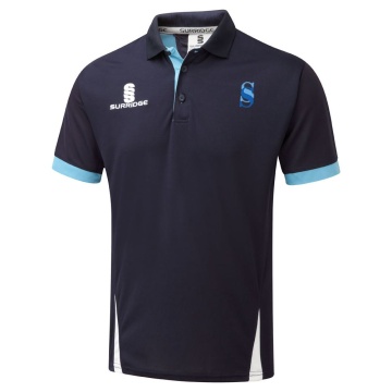 Sunningdale School Staff Blade Polo Navy/Sky/White