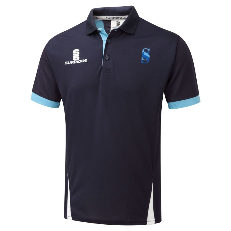 Sunningdale School Staff Blade Polo Navy/Sky/White
